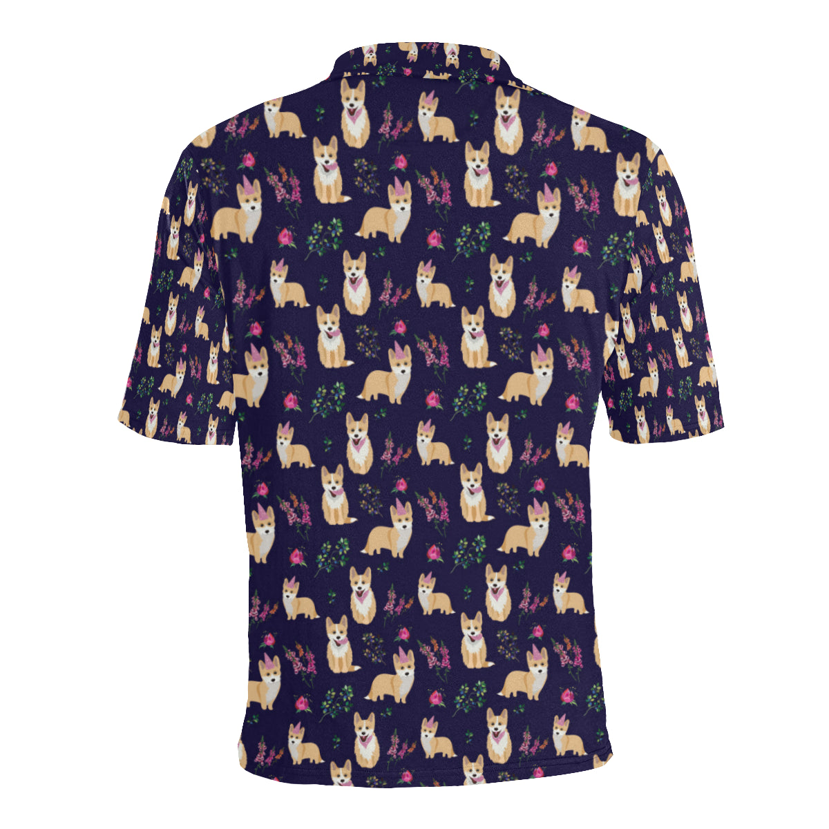 Pembroke Welsh Corgis Pattern Print Design A06 Men Polo Shirt