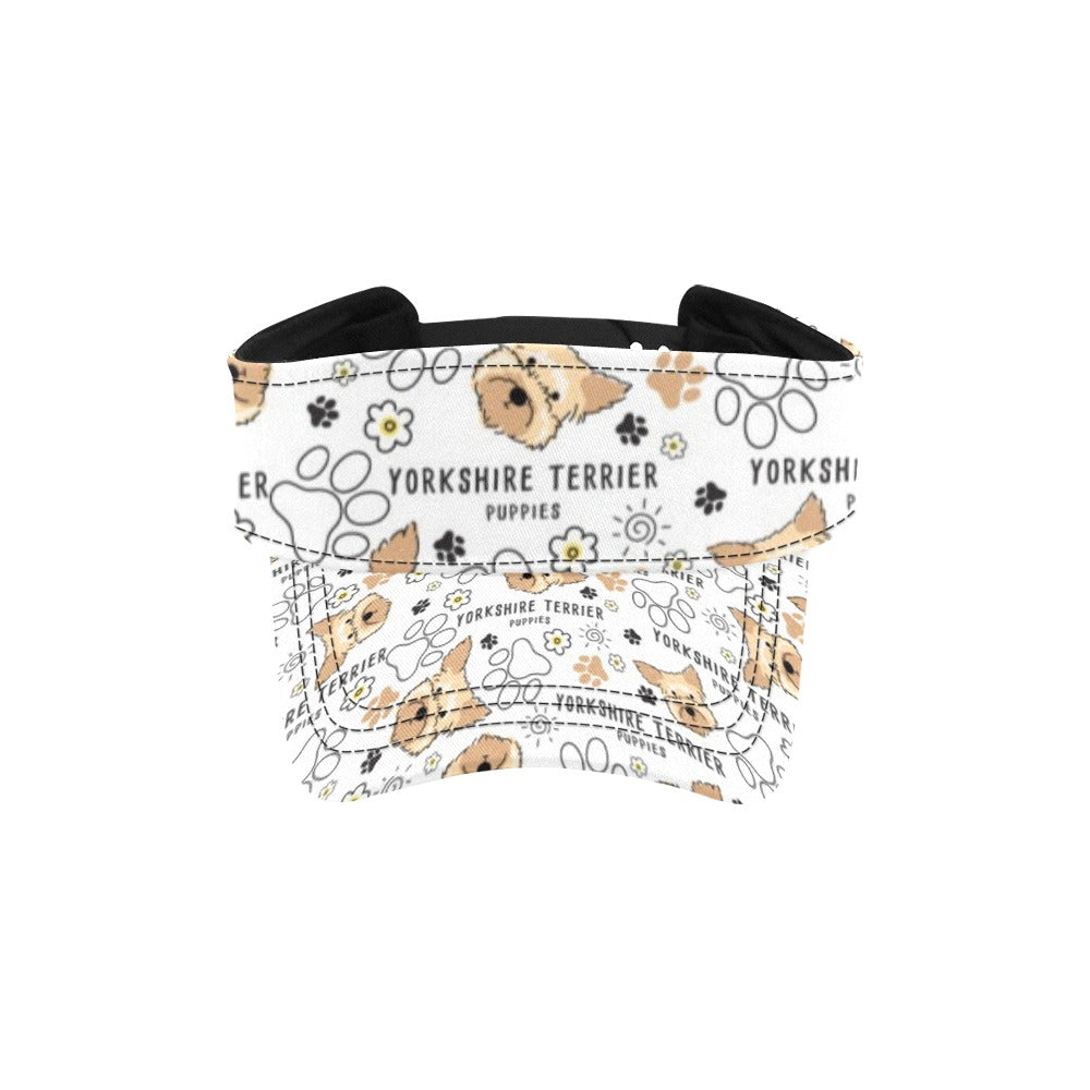 Yorkshire Terriers Print Design LKS308 Unisex Sun Visor