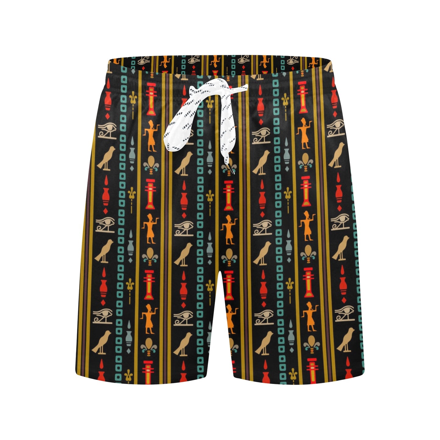 Eye of Horus Egypt Style Pattern Men's Swim Trunks Beach Shorts