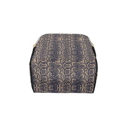 Snake Skin Pattern Print Diaper Bag Backpack
