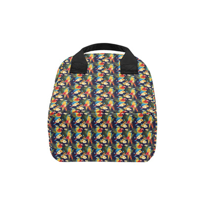 Parrot Themed Design Insulated Lunch Bag