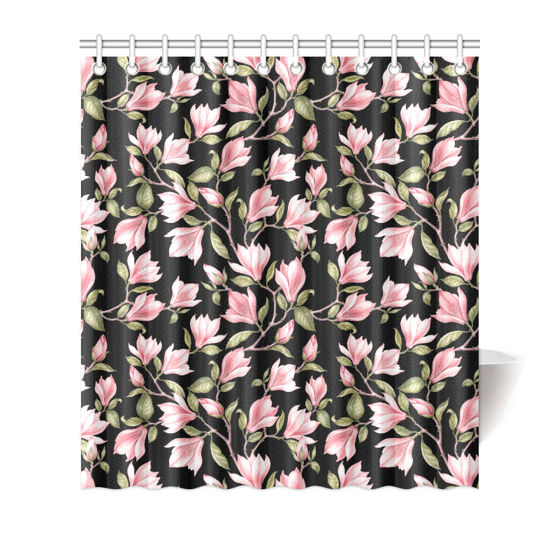 Magnolia Pattern Print Design MAG03 Shower Curtain