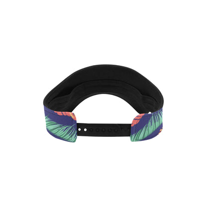 Palm Leaves Pattern Print Design PL011 Unisex Sun Visor