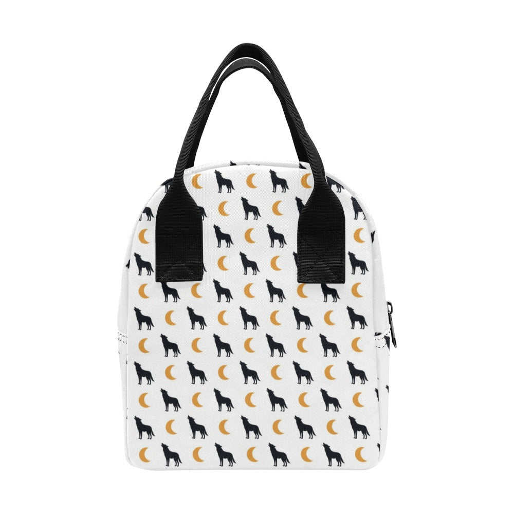 Wolf Moon Print Design LKS302 Insulated Lunch Bag