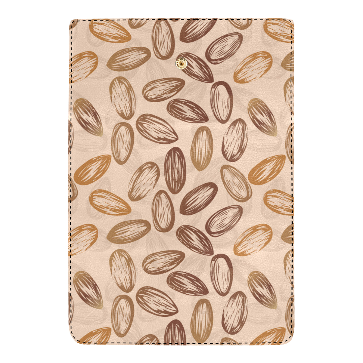 Almond Pattern Print Design 02 Women's Trifold Wallet