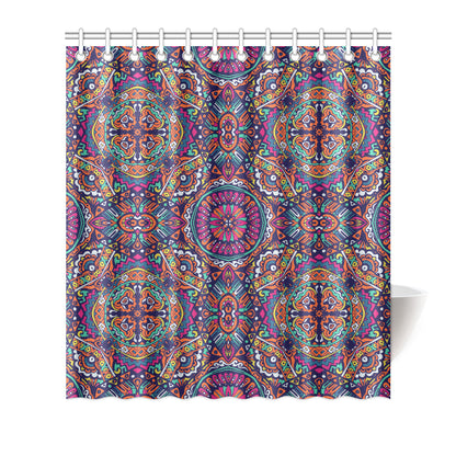 Boho Pattern Print Design 06 Shower Curtain