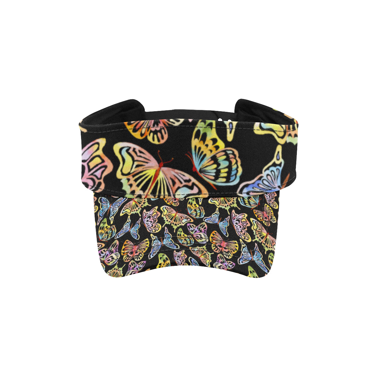 Butterfly Water Color Rainbow Unisex Sun Visor