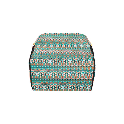 Indian Navajo Ethnic Themed Design Print Diaper Bag Backpack