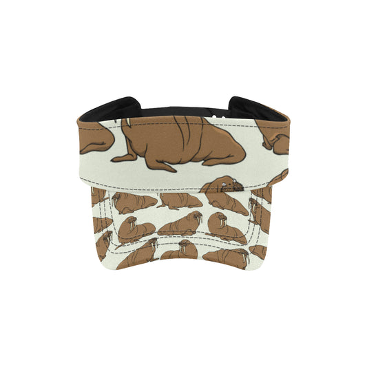 Walrus Pattern Print Design 03 Unisex Sun Visor