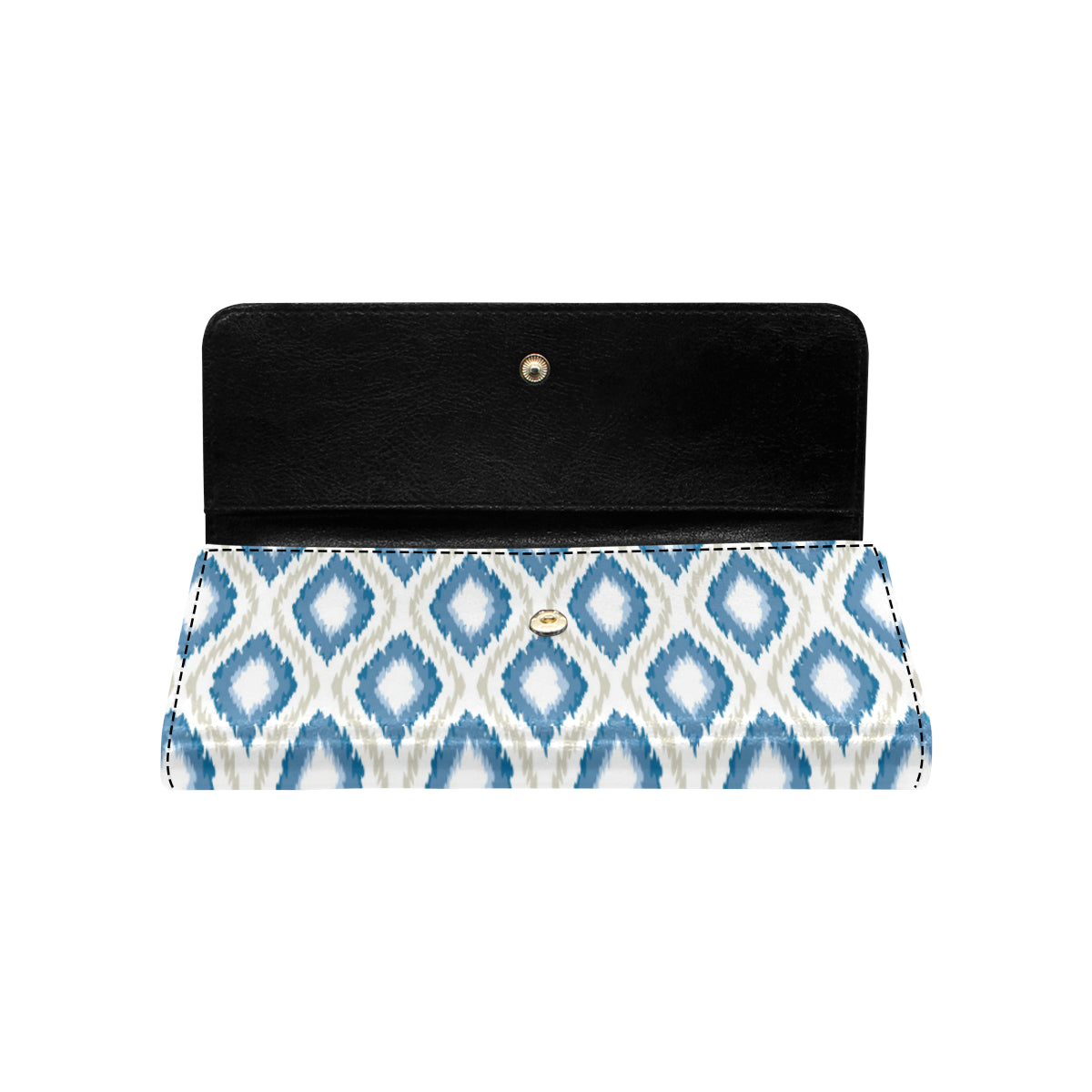 Ikat Pattern Print Design 02 Women's Trifold Wallet