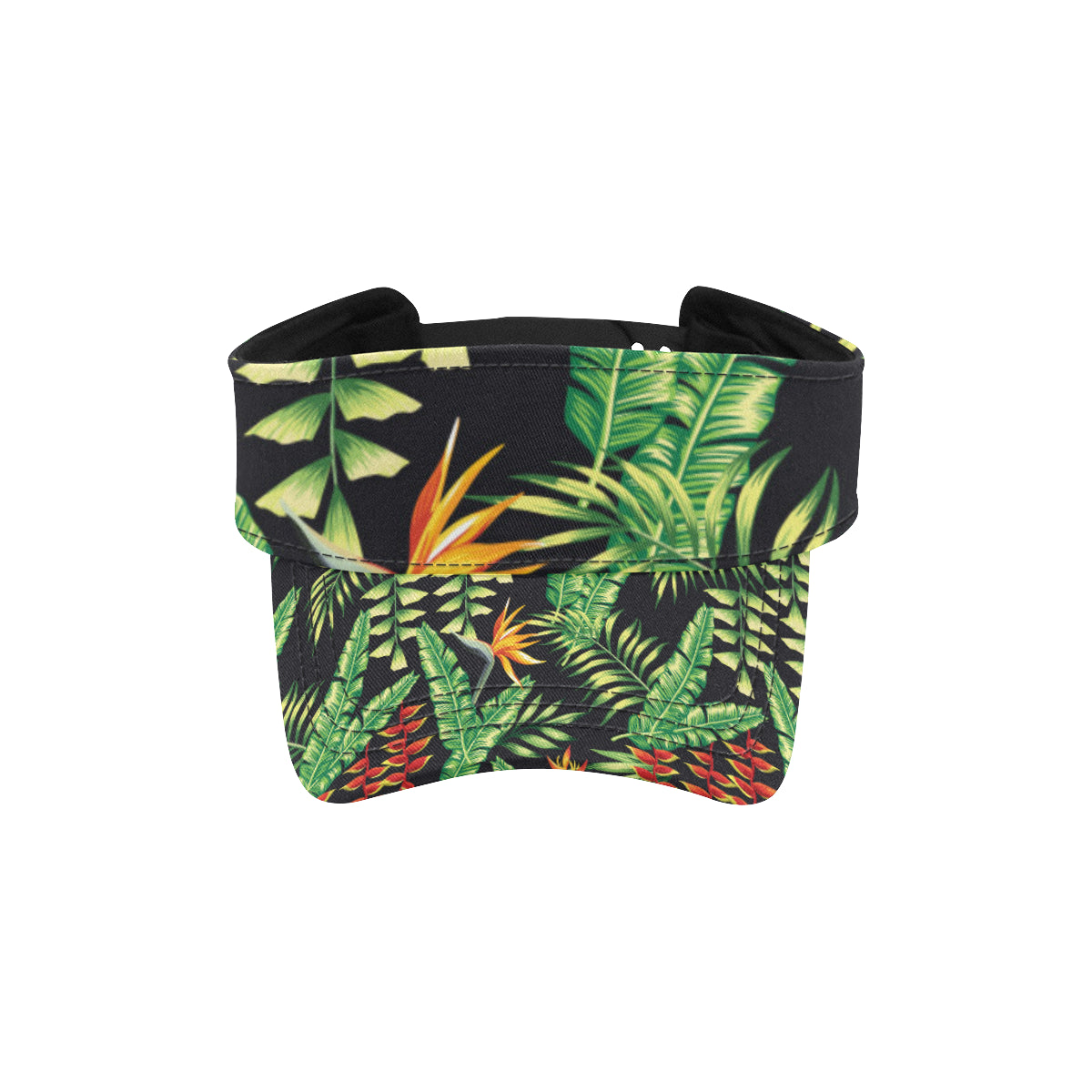 Hawaiian Flower Tropical Palm Leaves Unisex Sun Visor