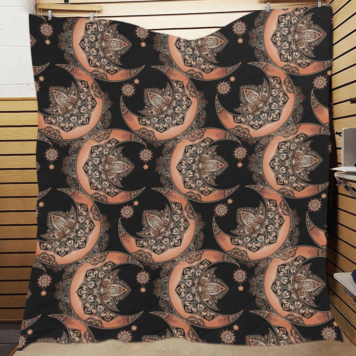 Sun Moon Mandala Premium Quilt