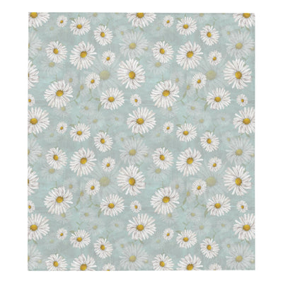 Daisy Pattern Print Design DS012 Premium Quilt