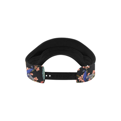 Peacock Pattern Print Design A01 Unisex Sun Visor