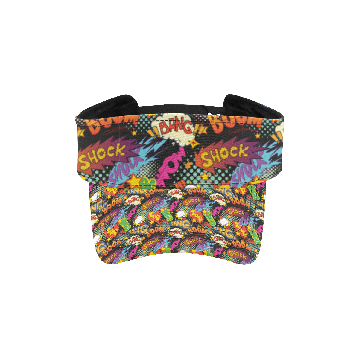 Comic Book Pattern Print Design 01 Unisex Sun Visor