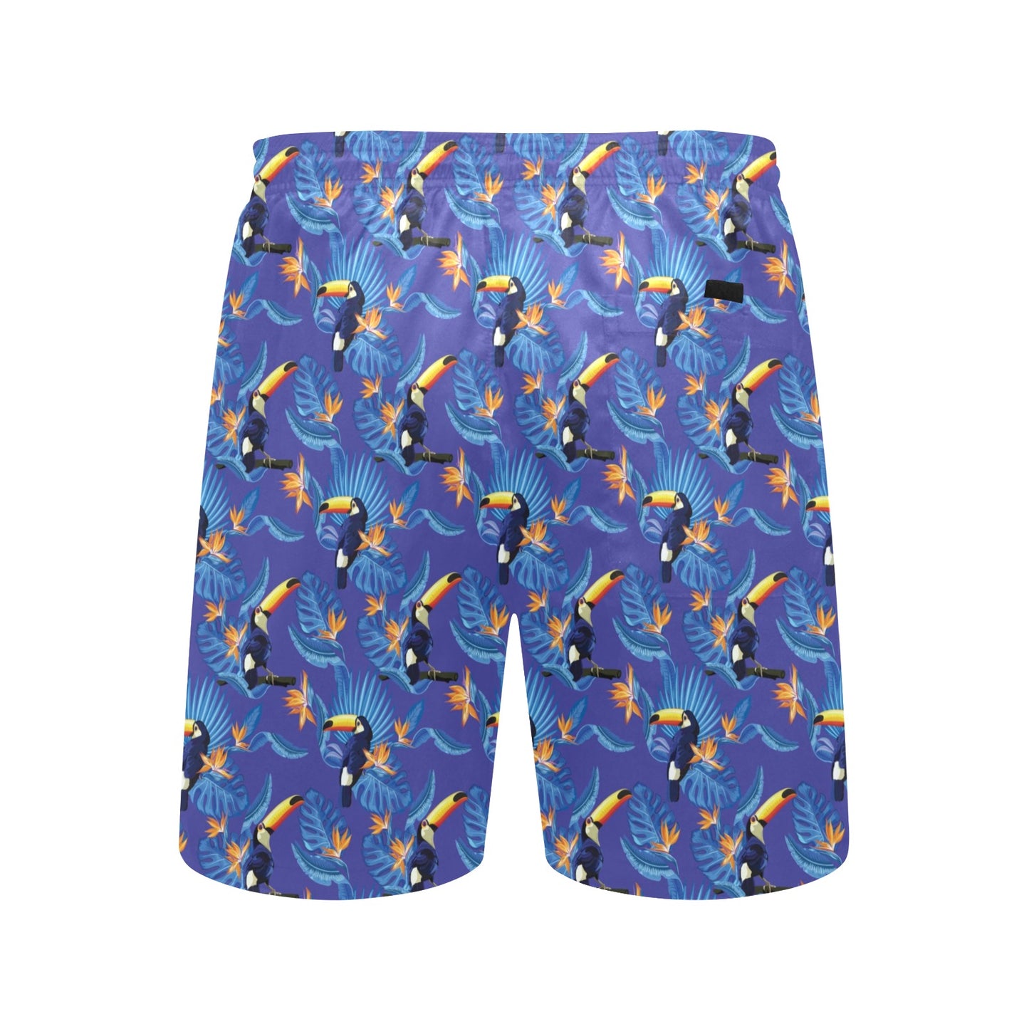 Toucan Print Design LKS306 Men's Swim Trunks Beach Shorts