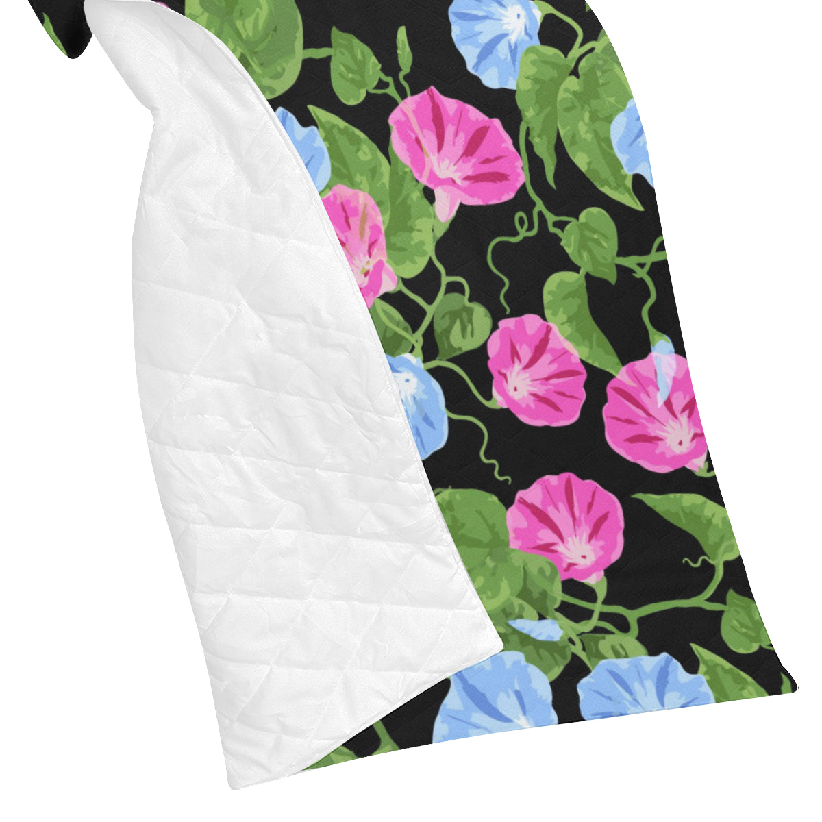 Morning Glory Pattern Print Design MG04 Premium Quilt