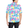 Scales Print Design LKS402 Men Polo Shirt