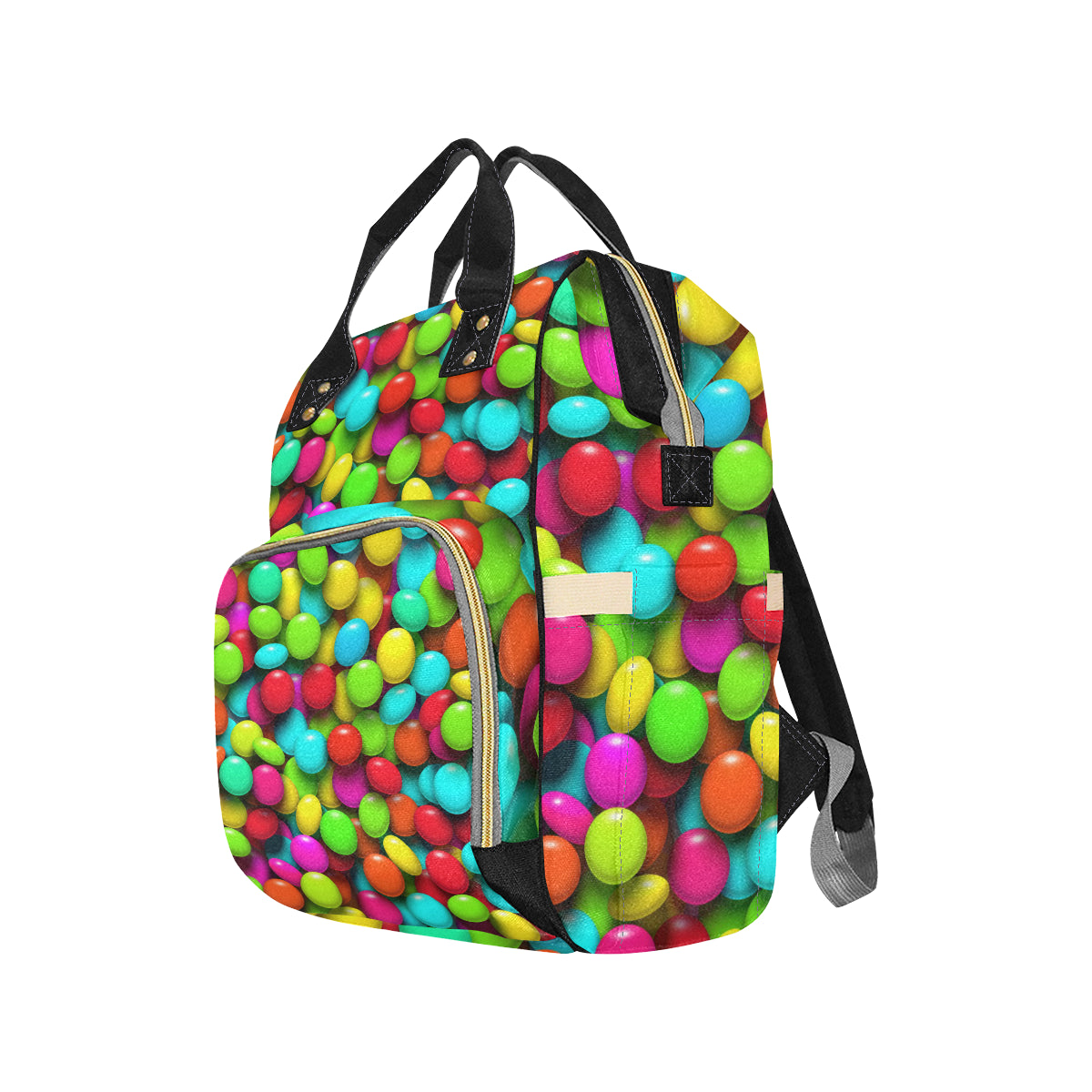 Candy Pattern Print Design CA03 Diaper Bag Backpack