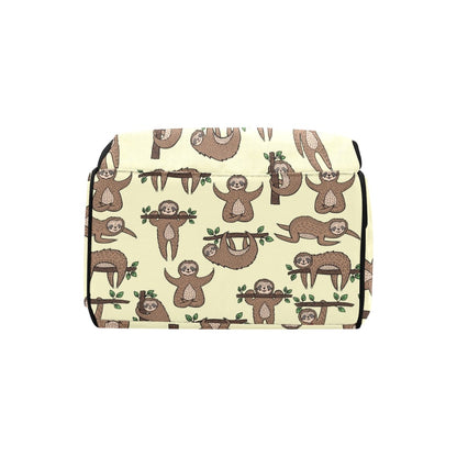 Sloth Print Design LKS3010 Diaper Bag Backpack
