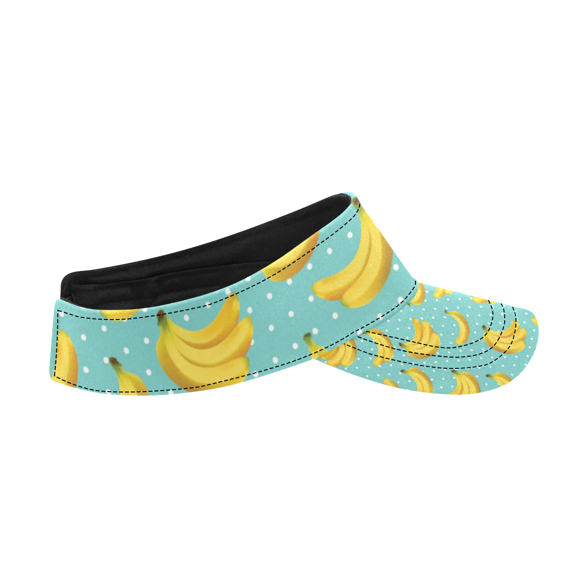 Banana Pattern Print Design BA02 Unisex Sun Visor