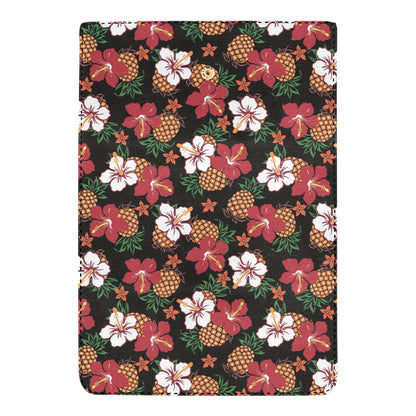 Hawaiian Themed Pattern Print Design H013 Women's Trifold Wallet
