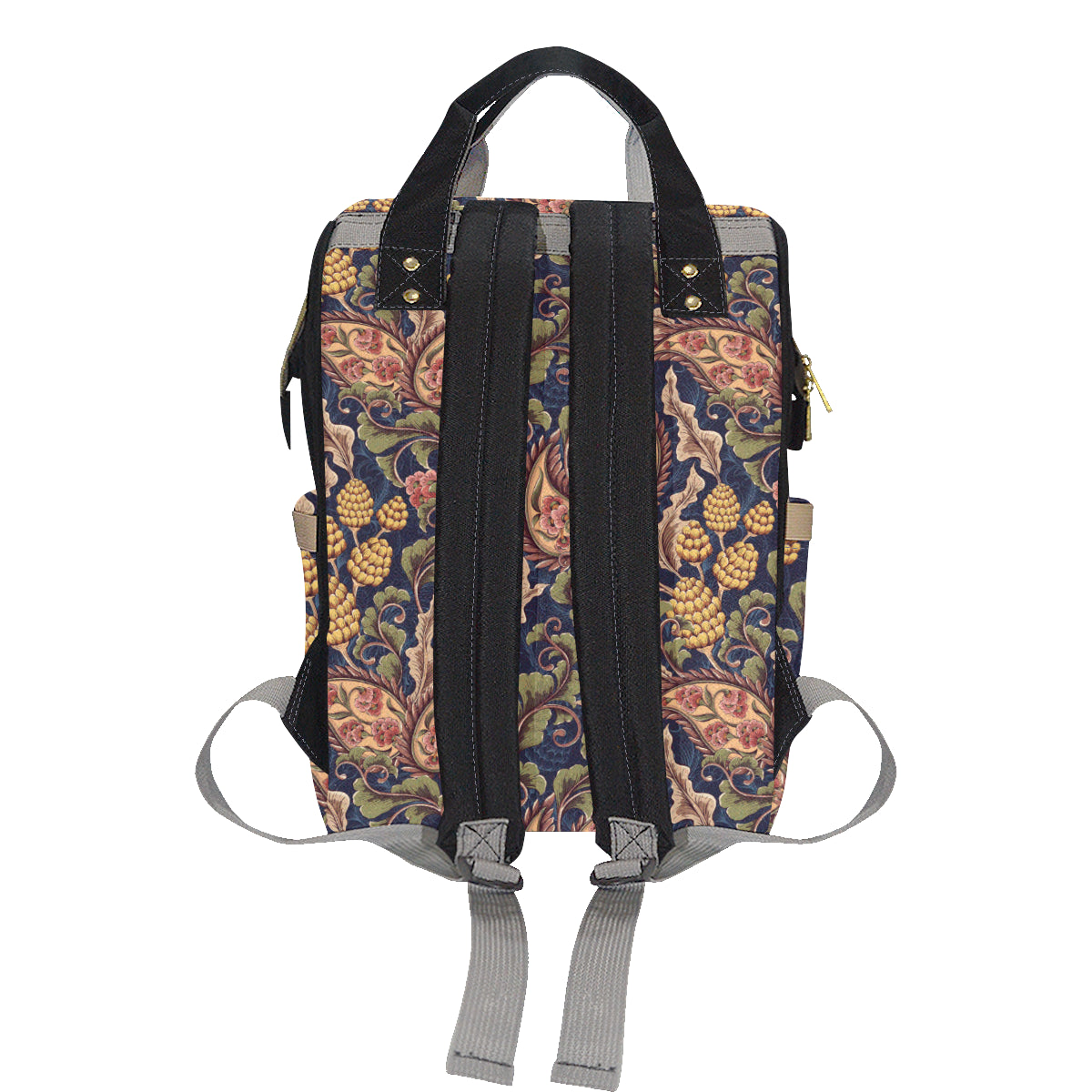Floral Vintage Classic Print Diaper Bag Backpack