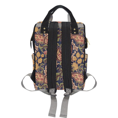 Floral Vintage Classic Print Diaper Bag Backpack