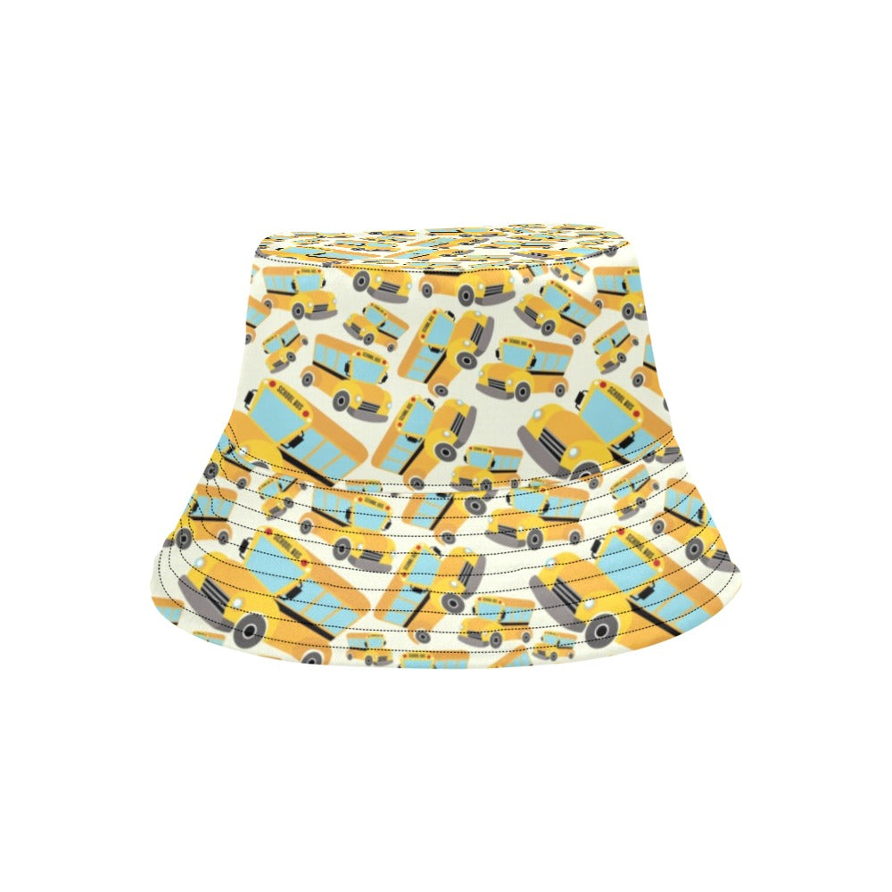 School Bus Print Design LKS301 Unisex Bucket Hat