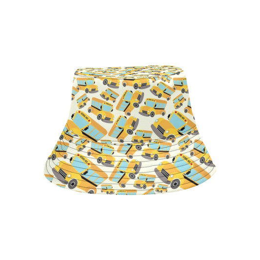 School Bus Print Design LKS301 Unisex Bucket Hat