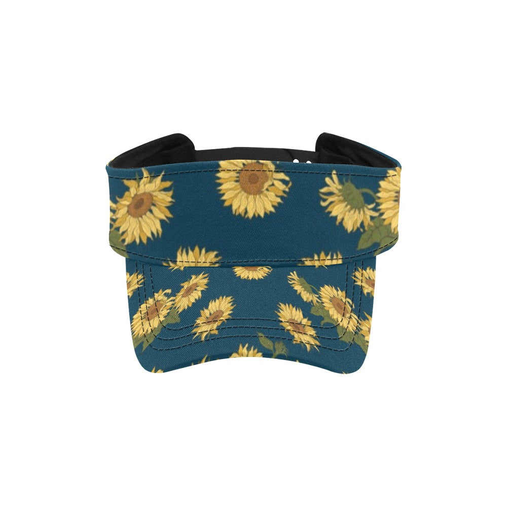 Sunflower Print Design LKS305 Unisex Sun Visor