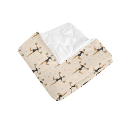 Cheerleader Pattern Print Design 03 Premium Quilt