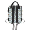 Aloha Hawaii island Design Themed Print Diaper Bag Backpack