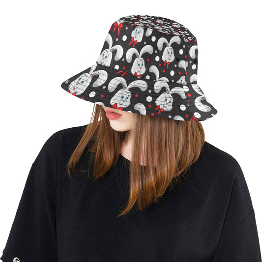 Rabbit Pattern Print Design RB012 Unisex Bucket Hat