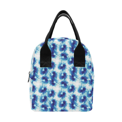 Tie Dye Blue Print Design LKS305 Insulated Lunch Bag