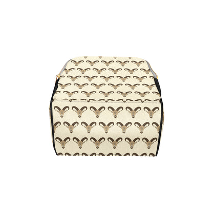 Goat Pattern Print Design 01 Diaper Bag Backpack