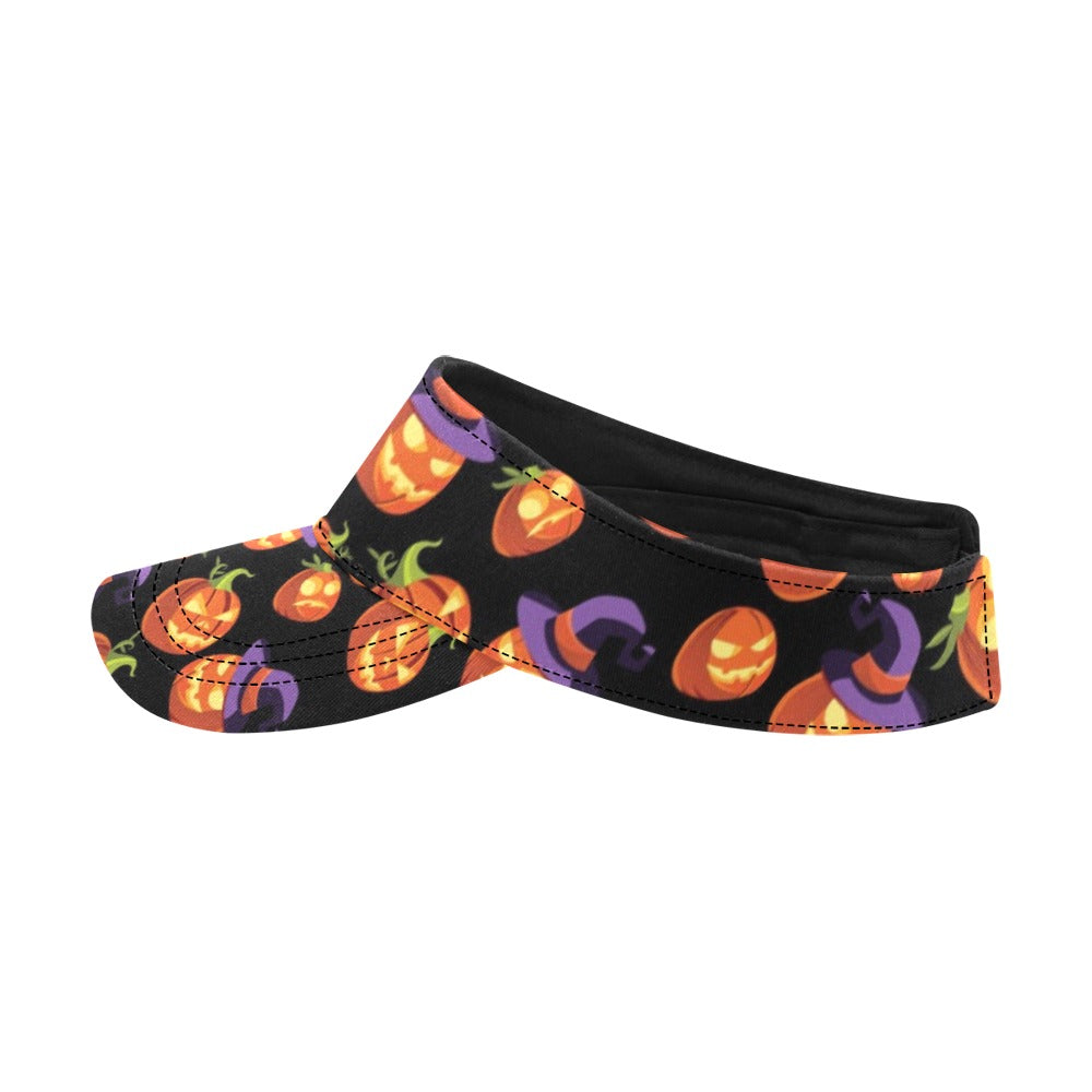 Witch Pumpkin Halloween Print LKS302 Unisex Sun Visor