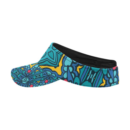 Kaleidoscope Pattern Print Design 04 Unisex Sun Visor