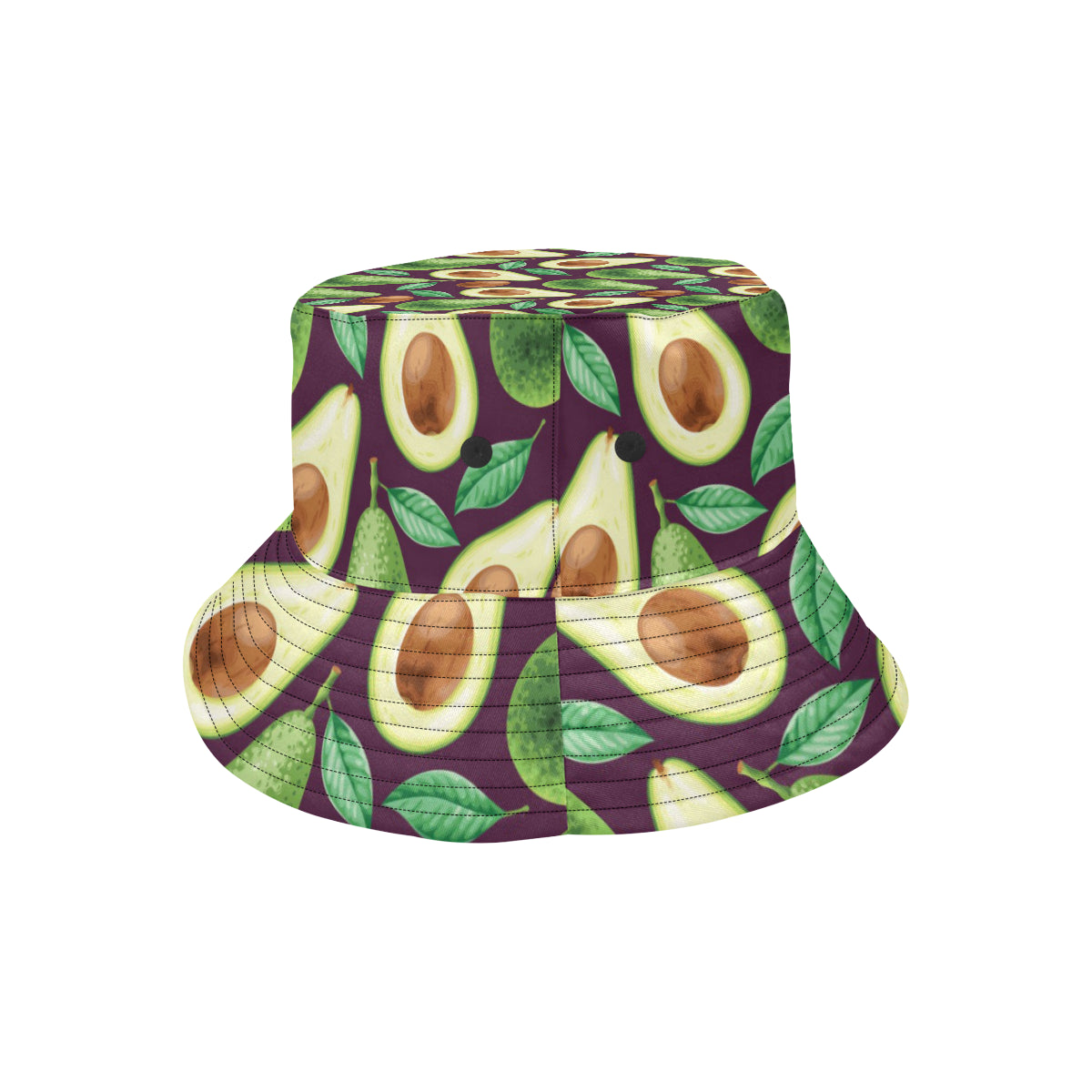 Avocado Pattern Print Design AC08 Unisex Bucket Hat