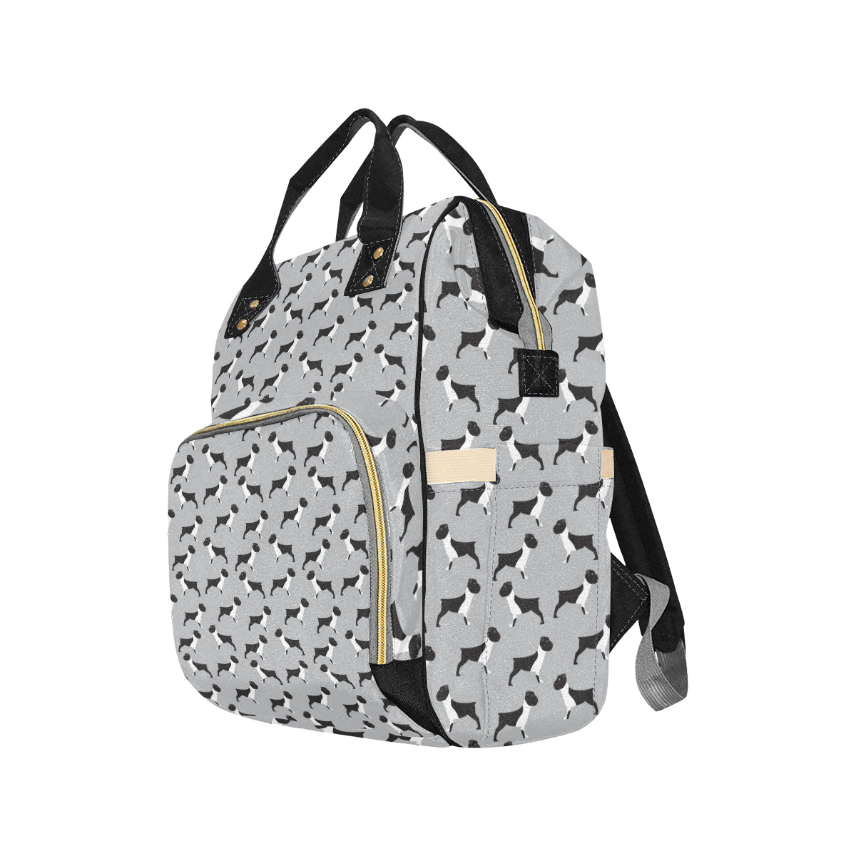 Boxers Pattern Print Design 01 Diaper Bag Backpack