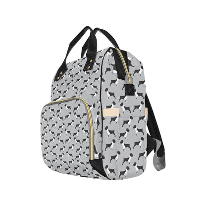 Boxers Pattern Print Design 01 Diaper Bag Backpack
