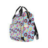 Donut Pattern Print Design DN07 Diaper Bag Backpack