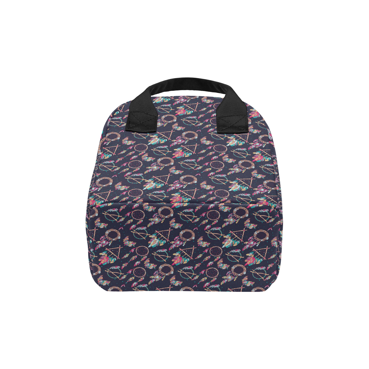 Boho Dream Catcher Colorful Insulated Lunch Bag