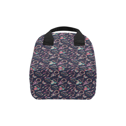 Boho Dream Catcher Colorful Insulated Lunch Bag