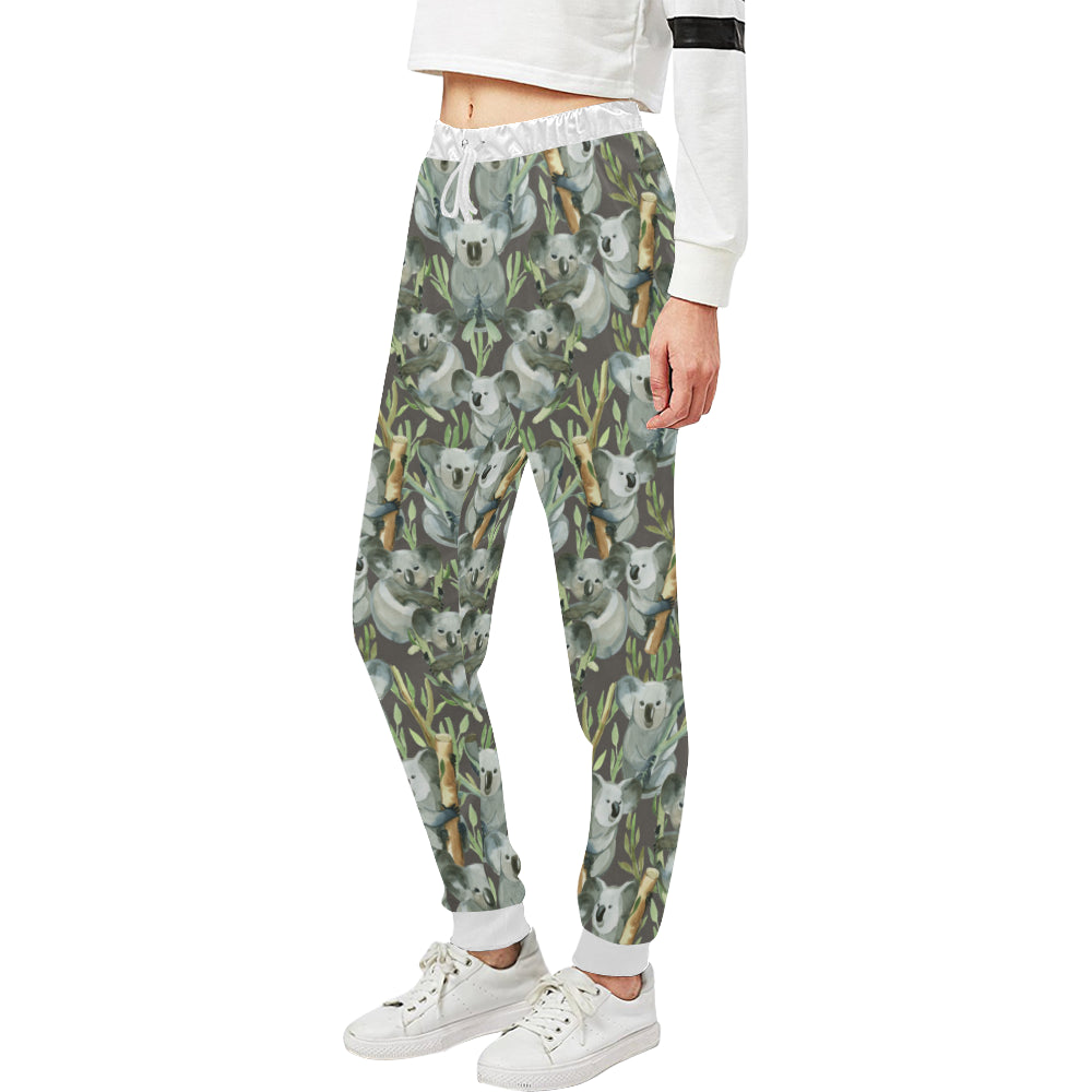 Koala Pattern Design Print Unisex Sweatpants