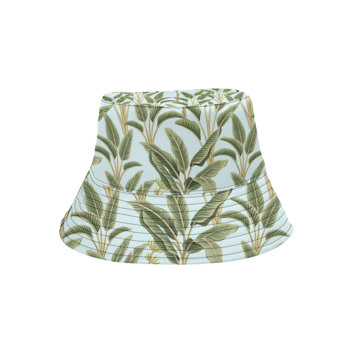 Banana Leaf Pattern Print Design BL03 Unisex Bucket Hat