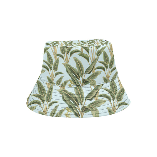 Banana Leaf Pattern Print Design BL03 Unisex Bucket Hat