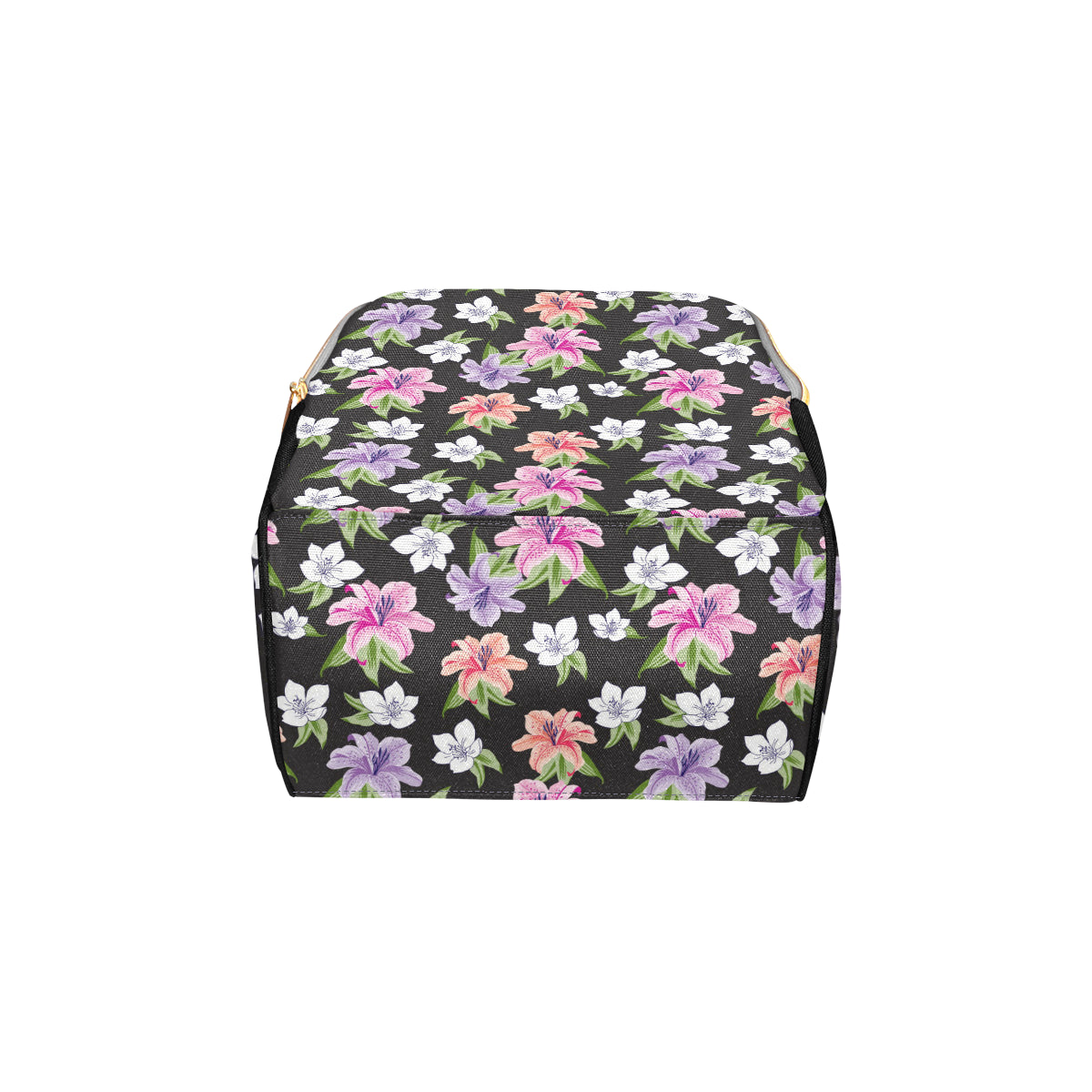 Lily Pattern Print Design LY02 Diaper Bag Backpack