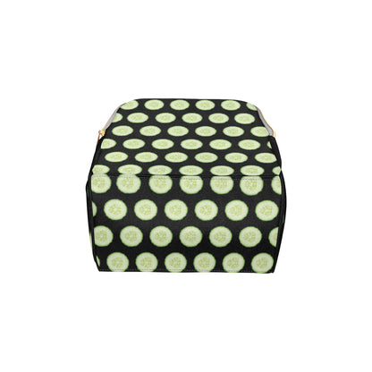 Cucumber Pattern Print Design CC02 Diaper Bag Backpack