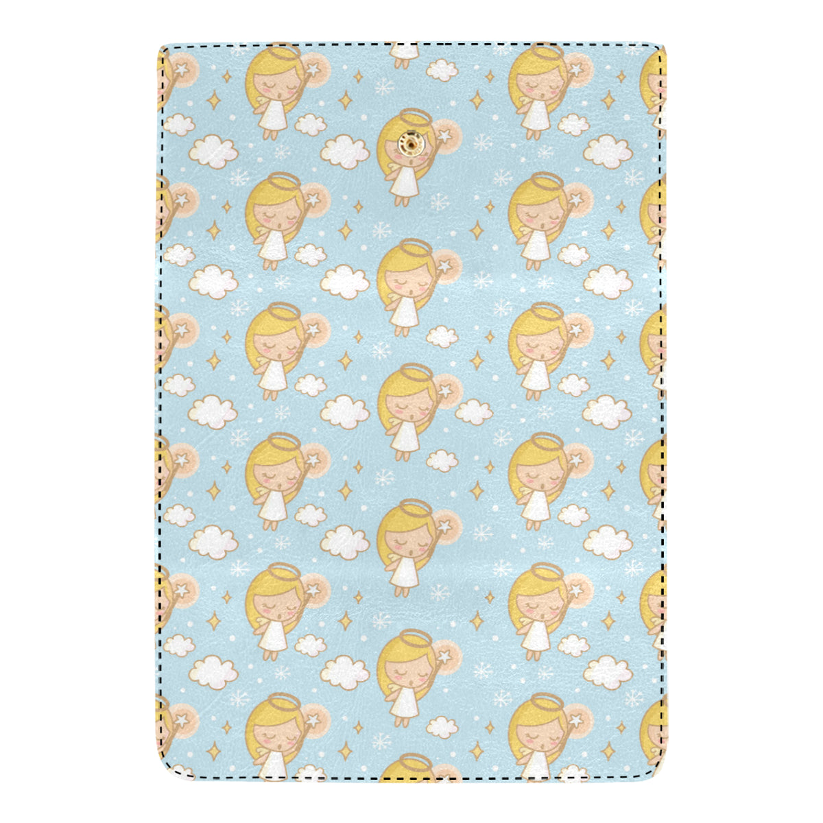 Angel Pattern Print Design 05 Women's Trifold Wallet
